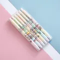 Set di penne gel a scatto con simpatici cartoni animati e inchiostro nero da 0,5 mm. - Varietà Chacha