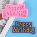 Creatieve Happy Birthday siliconen mal voor taartdecoraties en feestelijke chocolade - Kleine Bloem Decoratie Stijl (50-2294-A)