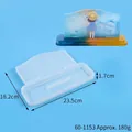 Silicone resin mold for creative hotel signs and photo frames, size 23.5x18.2x1.7cm - Arc Wave Top Base Style (60-1153) / 60-1153 (23.5x18.2x1.7cm)