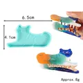 DIY cat-shaped silicone mold for making handmade resin hair clips and jewelry - Sitting Cat (60-936)