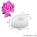 Professional flower shaped silicone mold for aromatherapy plaster crafts and DIY candles - Rose Style (50-2998)