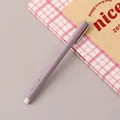 Purple inkless everlasting pencil for student writing and art drawing on checkered notebook - Purple / HB
