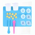 Juego completo de herramientas de resina epoxi con tapete de silicona y tazas de medir - Estilo PA031 / 27 Piezas/Paquete