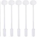 Set of 5 clear plastic transfer pipettes for crystal epoxy resin DIY jewelry making tools - Stirring Rod (P22-5) / 5 Pieces / Clear