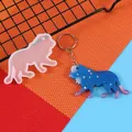 Lion shape silicone mold for DIY resin keychain and constellation pendant jewelry craft - Leo (60-1011)