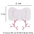 Christmas reindeer antler silicone mold for DIY resin, plaster, and cake decoration - Single Reindeer Antler Style (50-656-D) / 6.1x3.5x0.7cm