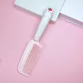 Cute pink and white hair comb featuring a cartoon rabbit design for girls and children - 21.2*4.2cm / White Rabbit