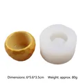 Moule en silicone géométrique à facettes pour pots de succulentes et bougies décoratives - Facette géométrique polyédrique (50-849-D)