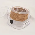 Χειροποίητη καφέ βαμβακερή κλωστή 1,0 mm για πλέξιμο κοσμημάτων και χειροτεχνίες DIY - 1.0mm (28 Μέτρα) / 41# Καφέ-Μαύρο