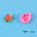 Valentine's heart bear silicone mold for soap and chocolate, 150g weight - 50-2900 (Pink) / Pink