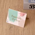 Minimalist gold foil greeting card with Especially For You message on wood surface - Especially For You / 7*9.5cm