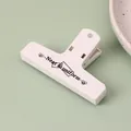 Minimalistische Morandi witte magnetische papierklem voor schriften en losse bladen - Wit