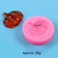 Halloween pumpkin silicone mold for resin or baking 5.5cm diameter 30g variant - Pumpkin (50-536-A) / 5.50cm / Pink