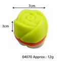 Multi-color rose flower shaped silicone baking mold for muffins cupcakes and pudding - Rose Shape (04070) / 7cm Diameter / Random Color