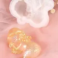 Mermaid shaped silicone mold for DIY resin craft making with pearlescent finish - Mermaid / 60-310