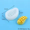 Molde de silicona con forma de mango para velas, jabón y fondant DIY, 8.5x5.8x2.5cm - 8.5x5.8x2.5cm