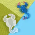 Scorpion shaped silicone mold for DIY resin crafts jewelry making and zodiac keychains - Scorpio (60-1010)