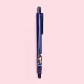 Creative dark blue pen-shaped craft knife featuring a beautiful Japanese koi wave pattern - Japanese Koi (04)