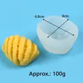 Molde de silicona con forma de fruta durián para velas DIY, aprox 100g - 8x6.8cm