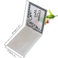 Detailed view of Merry Christmas embossing folder with specific 29.5x10.5cm dimensions - Christmas Card Style (03136)