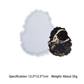 Irreguläre wellenförmige Silikonform für DIY Harzuntersetzer und Tabletts, 12.3x12.3cm - Unregelmäßiger Wellenkantenstil (60-260)