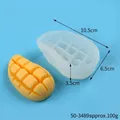 Molde de silicona con forma de mango para velas DIY, medidas de 10,5 x 6,5 x 3,5 cm - 10.5x6.5x3.5cm