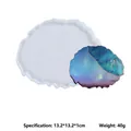 Unregelmäßige Silikonform für DIY Harzuntersetzer, Größe 13,2x13,2x1cm, 40g Gewicht. - Unregelmäßiger Sternenverlaufsstil (60-262)