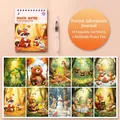 Set libro da colorare ad acqua per bambini con 10 temi di animali della foresta - Avventura nella Foresta