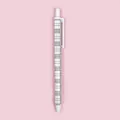 Sleek white and grey plaid pen-shaped craft knife for precise paper cutting and DIY. - Light Gray Plaid (11)