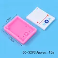 Stampo in silicone rosa a forma di lettore musicale per portachiavi e decorazioni - Mini / Rosa