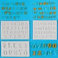 Ensemble de moules en silicone alphanumériques pour pâtisserie DIY et décorations - Ensemble 3 Pièces-Gris (51078-B)