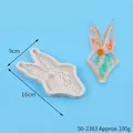 Stampo in silicone a forma di bikini per resina DIY e decorazione torte, 16x9cm - Forma Body (50-2383-B) / 16x9cm / Grigio
