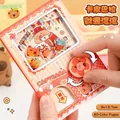 Cute Capybara pocket notebook with gashapon mechanism and 80 colored pages - 80 Color Inner Pages / Rolling Wealth