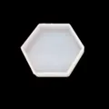 Transparente Sechseck-Silikonform für DIY-Harzarbeiten und handgefertigte Aromatherapie-Dekor - Kleiner Sechseck-Displayständer (60-326)