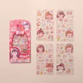 Set of 4 cute cartoon stickers for DIY journaling and decorative scrapbooking design - 4pcs / Foodie Party