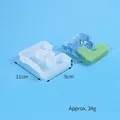 Silicone letter E resin mold for DIY crafts and home decor 34g - Letter E (J230546-E)