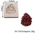 Pinecone shaped silicone fondant mold for DIY baking with size 5.2cm and weight 28g - Pine Cone (50-1102-B)