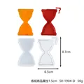 Hourglass shaped silicone resin mold for DIY keychain pendant and aromatherapy crafts - Hourglass Style (50-1904)