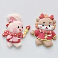 Süße Hasen- und Drachen-Kuchendekorationen für die festliche chinesische Neujahrsfeier - Fackel Drache Und Hase Set