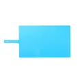 Blue non-slip silicone kneading mat with fastener buckle and precise measurement scales - Blue (85056-1) / Blue