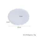 15cm wavy edge silicone tray mold for DIY resin fruit plate and home decor crafts - 15cm Petal Wave Edge Mold (60-378)