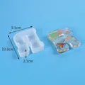 Letter R silicone mold for resin DIY projects with clear dimensions and weight info - Letter R (J230546-R)