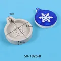 Christmas snowflake silicone mold for DIY fondant cake decoration and handicraft - Snowflake Style (50-1926-B)