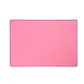 Durable pink non-stick silicone kneading mat featuring precise circular measurement scales - 50*70cm-Pink / Pink