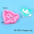 Reindeer bell-shaped silicone mold for Christmas fondant cake decoration, size 10.6x9.2cm - Christmas Bell Reindeer Shape (50-1931-A)