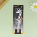 Vela de cumpleaños corona de plata número 7 para decoración de pasteles elegante - Corona Número 7 / Plateado