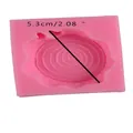Molde de silicona rosa de tocón de árbol para pastel con diámetro de 5,3 cm tamaño grande - Rosa Grande (50-600-A)