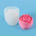 Molde de silicona con forma de rosa para velas perfumadas, jabones y hielo DIY - Molde de Flor de Rosa Pequeño (60-964)