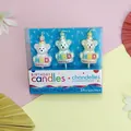 Süßes 3er-Set Teddybär Geburtstagskerzen mit Partyhüten für Kinderkuchendekoration - Alles Gute Zum Geburtstag Bär / 3er-Set / bunt