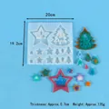 Detailed view of Christmas silicone mold with dimensions 20cm x 19.2cm and weight 135g - Christmas Tree Style (60-904)